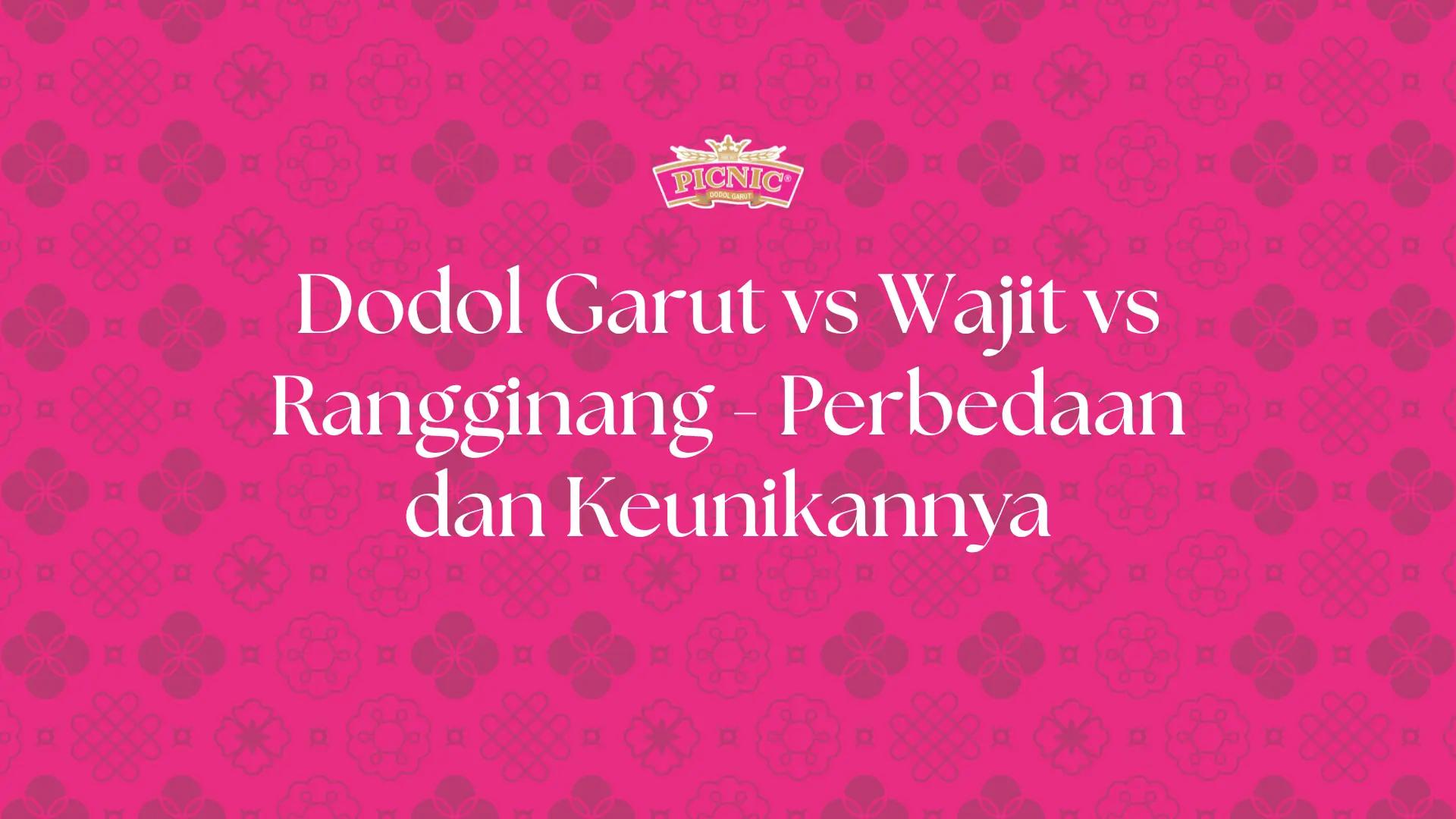 camilan khas garut