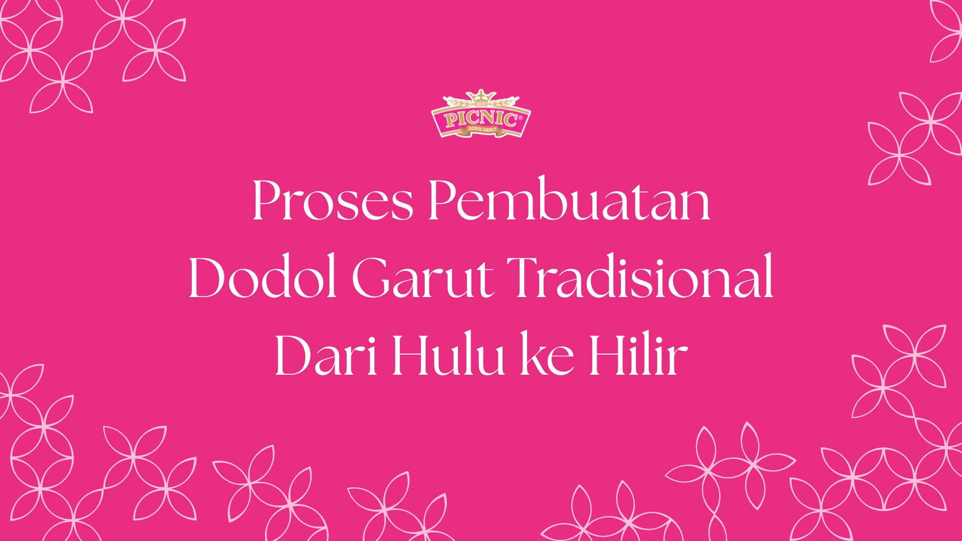 proses pembuatan dodol garut
