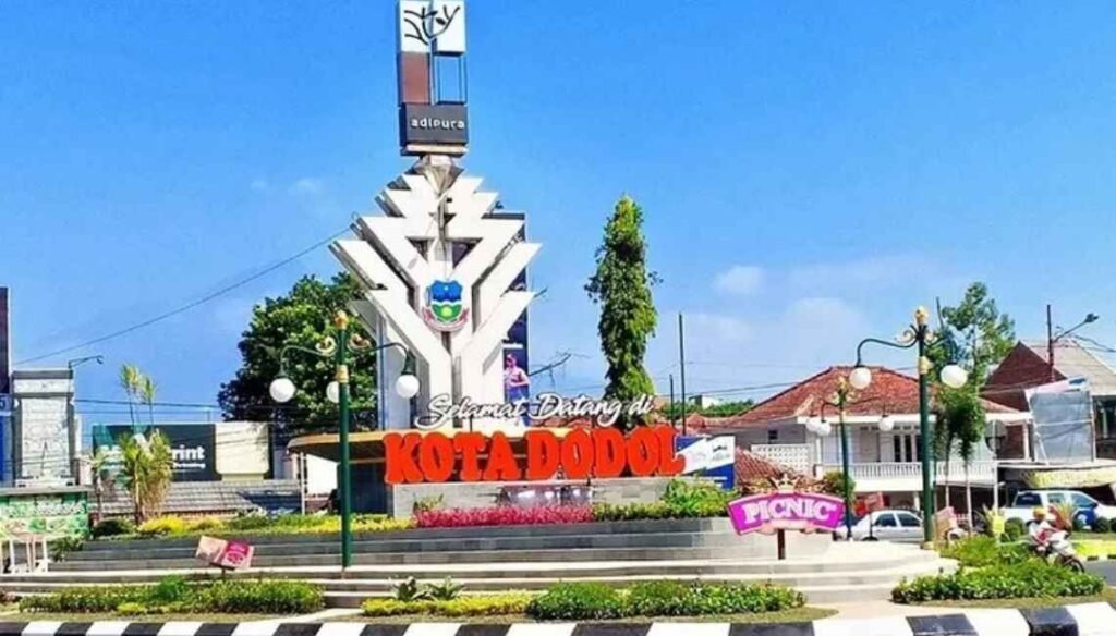 Ikon Selamat Datang di Kota Dodol Garut sebagai destinasi wisata Garut