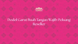Dodol Garut Buah Tangan Wajib